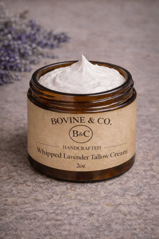 Whipped Lavender Tallow Balm - Bovine & Co.