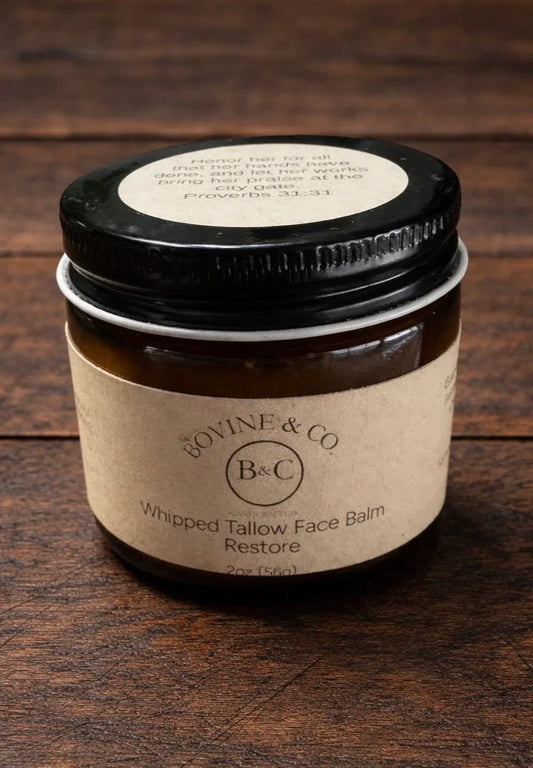 Whipped Tallow Restore Face Balm - Bovine & Co.